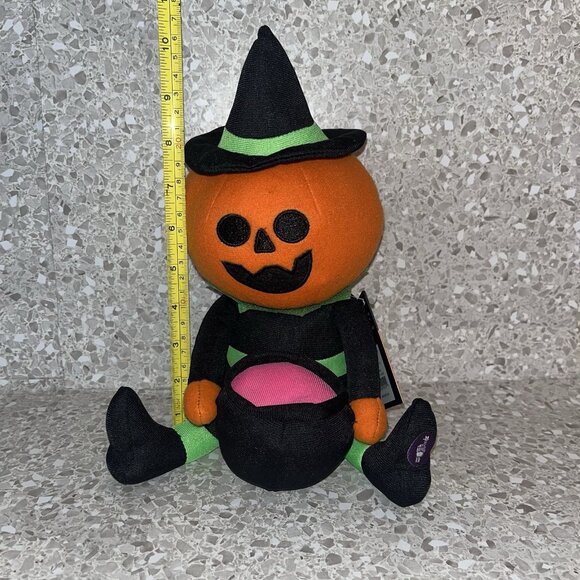 Hyde & Eek! Target Halloween Animated Stirring Pumpkin Witch Motion Plush Flaw - Picture 10 of 10